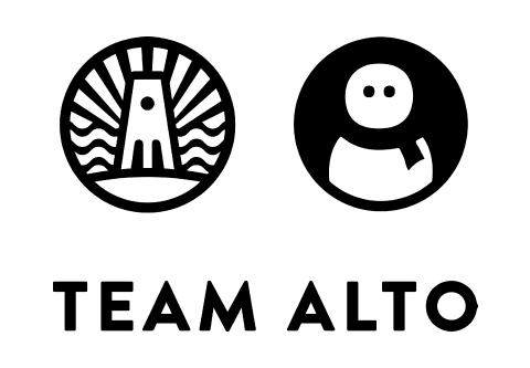 Team Alto Logo White